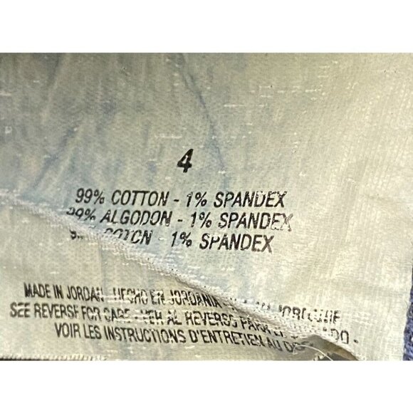 Nine West jeans Womens 4 Blue Mid Rise Wide Leg  Vintage America - Picture 9 of 11